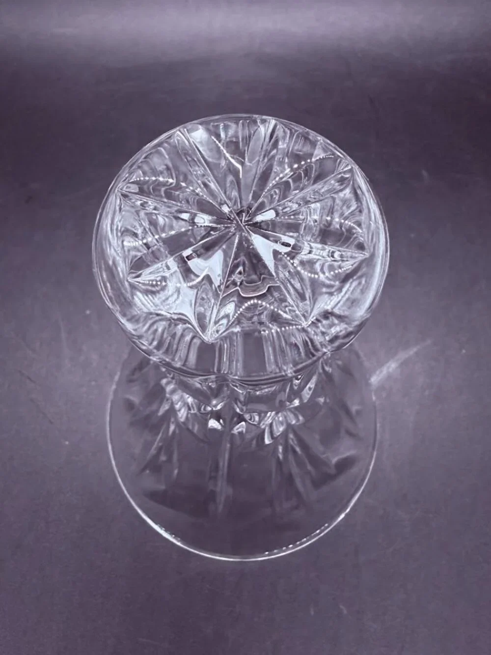Vintage Waterford Society 1996 Crystal Flared Posy Bud Vase 4 3/8”